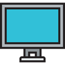 screen, monitor, technology, electronics, Tv, television Icon