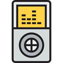 Computer, television, monitor, screen, electronics, portable, Tv, music player, technology Icon