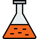 science, education, chemical, flask, Flasks, Chemistry, Test Tube Black icon