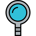zoom, Loupe, Tools And Utensils, search, magnifying glass, detective, miscellaneous Black icon