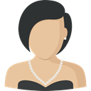 user, profile, Avatar, Social, woman BurlyWood icon