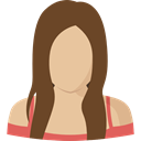 user, profile, Avatar, Social, woman SaddleBrown icon