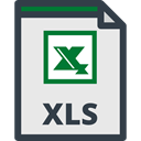 xls, digital, symbol, File Extension, files, Files And Folders, technology, File, file format, File Formats, interface Lavender icon