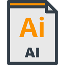 interface, Adobe Illustrator File, Ai file, Ai File Format, Ai, Files And Folders, Ai Symbol, Adobe illustrator, Ai Format Lavender icon