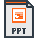 ppt, Powerpoint File, Ppt Format, Ppt File, powerpoint, interface, Files And Folders, Ppt File Format Lavender icon