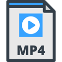 Audio, symbol, Mp4, File Extension, file format, File, File Formats, Files And Folders, interface, files Lavender icon