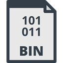 Bin, file format, Files And Folders, Binary File, Bin File, Bin Format, interface, Bin File Format Icon