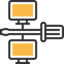 Screwdriver, Connection, management, network, networking DarkSlateGray icon