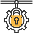 security, network, networking, Protection, padlock, interface, Multimedia DarkSlateGray icon
