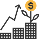 Stats, Benefits, Diagram, graphics, Arrow, Business And Finance, growth, statistics, Business DarkSlateGray icon