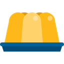 food, sugar, sweet, Food And Restaurant, Dessert, Jelly Orange icon