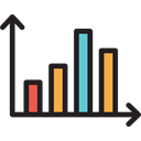 Stats, graphic, Business, Bar chart, Business And Finance, graph, statistics Black icon