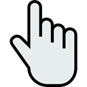 Finger, clicker, computer mouse, Multimedia Option, ui, Gesture, Gestures, Healthcare And Medical, Mouse Clicker Lavender icon