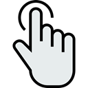 Gestures, Hands And Gestures, Mouse Clicker, ui, Gesture, Multimedia Option, computer mouse, Finger, clicker Lavender icon