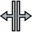 interface, scroll, ui, Arrows, Multimedia, computer mouse Black icon