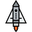 startup, Space Ship, Rocket, transportation, Seo And Web, transport Black icon