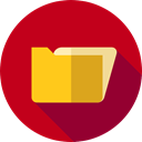 Folder, storage, Data Storage, Office Material, interface, file storage, Tools And Utensils Firebrick icon