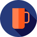 Coffee, mug, food, hot drink, Tools And Utensils, Chocolate, coffee cup, Tea Cup MidnightBlue icon