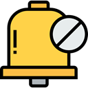 silence, Tools And Utensils, bell, Alarm, Time And Date, Alert SandyBrown icon