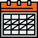 Schedule, interface, Calendar, Checked, Administration, Calendars, Organization, date, time, Time And Date Lavender icon