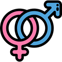 Shapes And Symbols, Man, venus, Femenine, signs, Gender Symbol, Masculine, woman, mars, unisex Black icon