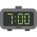 education, Clock, alarm clock, time, timer, Tools And Utensils, digital DarkSlateGray icon