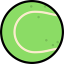 Ball, sport, Sports Ball, tennis ball, sports, Sports And Competition, tennis LightGreen icon