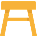 buildings, Seat, stool, Furniture And Household, Chair, furniture Goldenrod icon