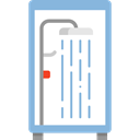 hygiene, Shower, bathroom, Furniture And Household, medical, relax, Shower Head SkyBlue icon