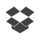 screen, Data, Brand, dropbox, technology, Cloud, storage Black icon