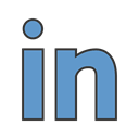 web, Linkedin, Service, website, Communication, Social, Logo Black icon