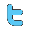 media, Social, online, Logo, twitter, bird, Communication Black icon