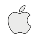 ios, Iphone, Apple, ipad, Company, Logo, technology Black icon