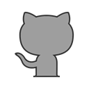 Github, Code, program, Development, Coding, Programming DarkGray icon