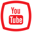 online, youtube ico, media, Social, tube Crimson icon