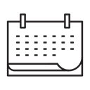 Airport, airplane, airline, Airship, Air, Calendar Black icon