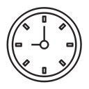 airplane, Clock, Air, airline, Airport, Airship Black icon