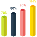 line, report, Analystic, chart Black icon