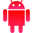 robot, media, Social, corporate, Android, Logo Crimson icon