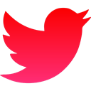 Logo, Social, twitter, media, corporate Crimson icon