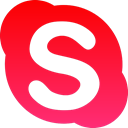 corporate, Social, Logo, Skype, media Crimson icon