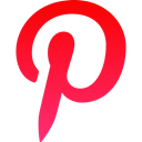 Logo, corporate, Social, media, pinterest Black icon