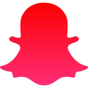 Snapchat, Social, corporate, media, Logo Crimson icon