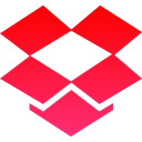 dropbox, media, Social, Logo, corporate Crimson icon