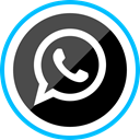 Whatsapp, corporate, Social, media, Logo DarkSlateGray icon