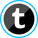 Tumblr, Social, media, corporate, Logo DarkSlateGray icon