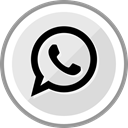 Whatsapp, Logo, corporate, media, Social Gainsboro icon