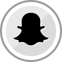 Social, corporate, Logo, Snapchat, media Gainsboro icon