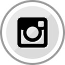 media, Instagram, Logo, corporate, Social Gainsboro icon