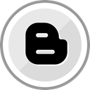 blogger, corporate, media, Logo, Social Gainsboro icon